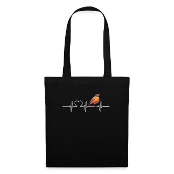 Robin Rotkehlchen - Tote Bag - black - Front