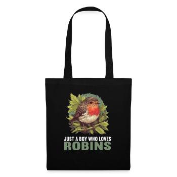 Robin Rotkehlchen - Tote Bag - black - Front