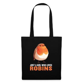 Robin Rotkehlchen - Tote Bag - black - Front