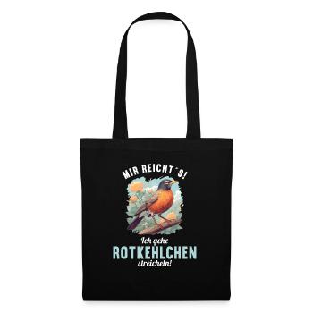 Robin Rotkehlchen - Tote Bag - black - Front