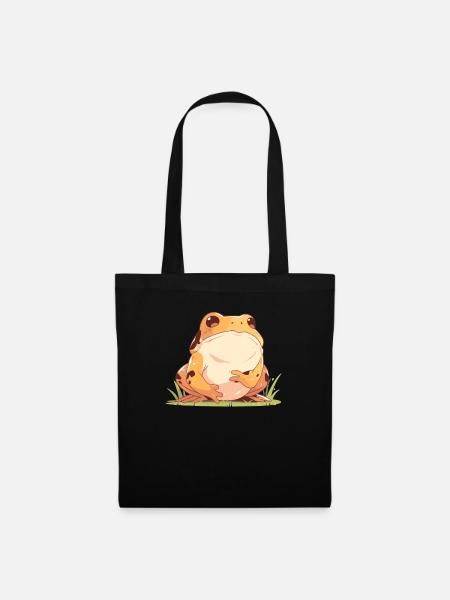 Toad Kröten Kröte - Stoffbeutel - Schwarz