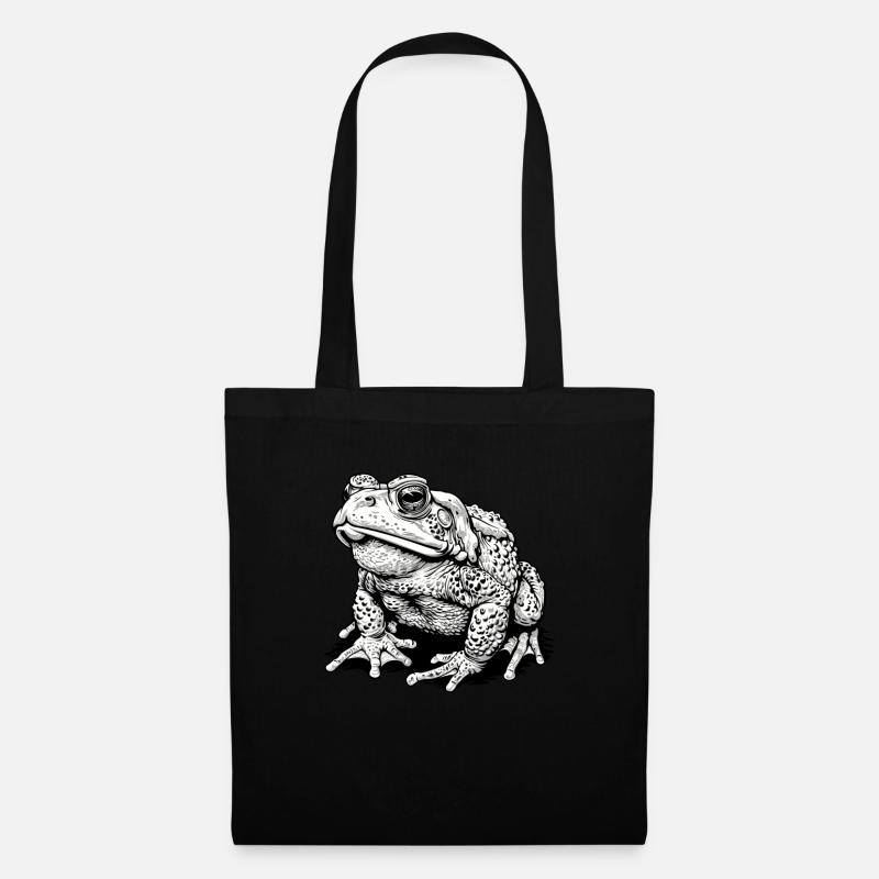 Toad Kröten Kröte - Stoffbeutel - Schwarz