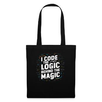 Programmeur logiciel de programmation backend - Sac en tissu - noir - Devant
