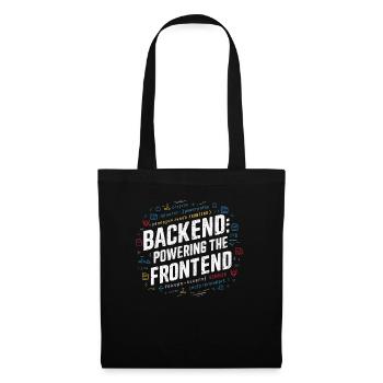 Programmeur logiciel de programmation backend - Sac en tissu - noir - Devant