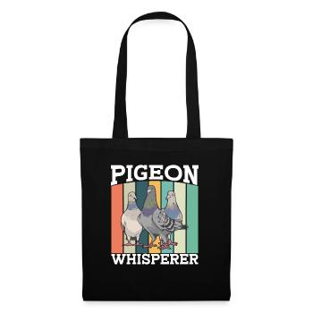 pigeon fancier pigeon bird lover pigeon - Tote Bag - black - Front