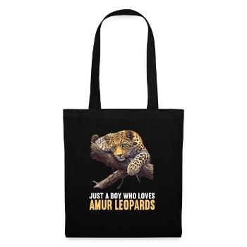 Amur Leopard Amurleoparden Amurleopard - Tote Bag - black - Front