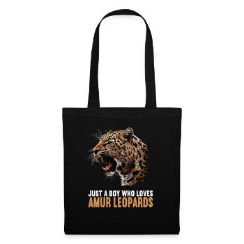Amur Leopard Amurleoparden Amurleopard - Tote Bag - black - Front