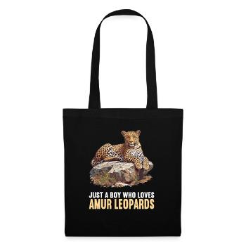 Amur Leopard Amurleoparden Amurleopard - Tote Bag - black - Front