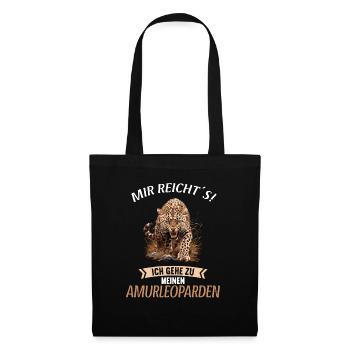 Amur Leopard Amurleoparden Amurleopard - Tote Bag - black - Front