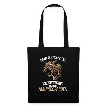 Amur Leopard Amurleoparden Amurleopard - Tote Bag - black - Front