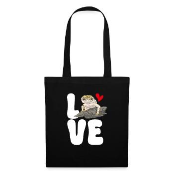 Leopard Gecko Reptile Pet Gecko - Tote Bag - black - Front