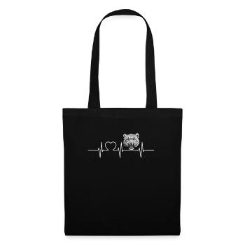 Snow Leopard Schneeleoparden Schneeleopard - Tote Bag - black - Front