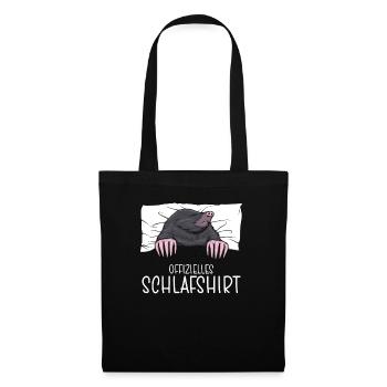 Pyjama officiel Chemise de nuit Molé - Sac en tissu - noir - Devant