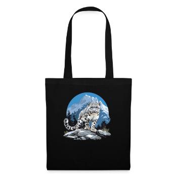 Snow Leopard Schneeleoparden Schneeleopard - Tote Bag - black - Front