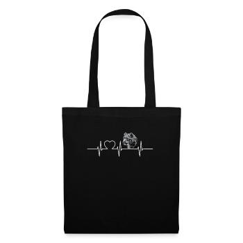 Snow Leopard Schneeleoparden Schneeleopard - Tote Bag - black - Front