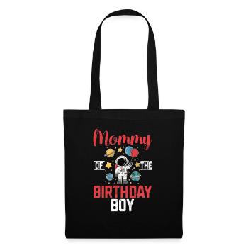 Birthday Girl's Mother Space Astronauts - Tote Bag - black - Front
