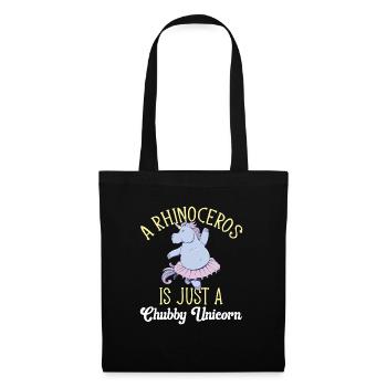 Rhino Rhino Unicorn - Tote Bag - black - Front