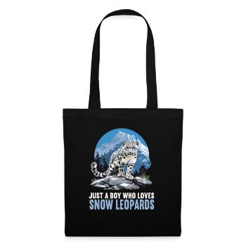 Snow Leopard Schneeleoparden Schneeleopard - Tote Bag - black - Front