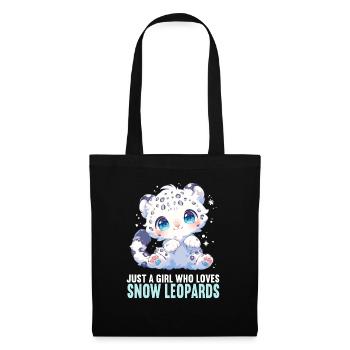 Snow Leopard Schneeleoparden Schneeleopard - Tote Bag - black - Front