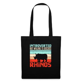 Rhino Rhino Unicorn - Tote Bag - black - Front