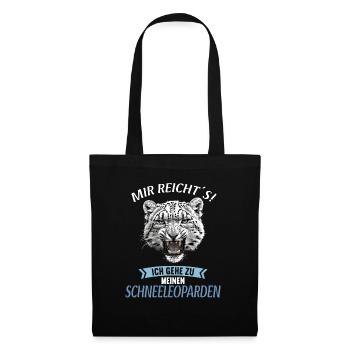Snow Leopard Schneeleoparden Schneeleopard - Tote Bag - black - Front