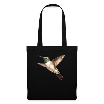 Hummingbird Kolibris Kolibri - Stoffbeutel - Schwarz - Vorne