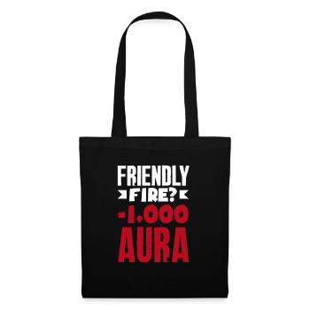 Tir ami? -1000 aura Gamer Gaming - Sac en tissu - noir - Devant