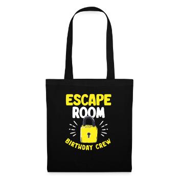 Escape Room - Stoffbeutel - Schwarz - Vorne