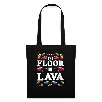 The ground is lava bouldering - Tote Bag - black - Front