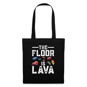 The ground is lava bouldering - Tote Bag - black - Front