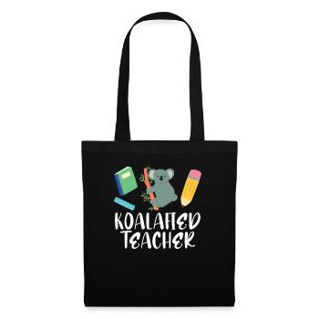 Koalafied Teacher Proud School Teacher Koala cute - Stoffbeutel - Schwarz - Vorne