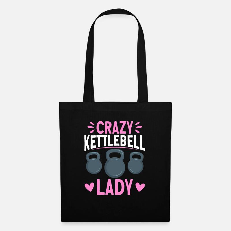 Kettlebell Workout Fitness Training - Stoffbeutel - Schwarz