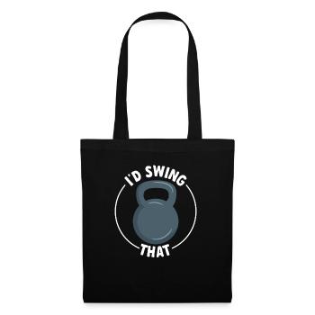 Kettlebell Workout Fitness Training - Tote Bag - black - Front