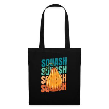 Squash - Stoffbeutel - Schwarz - Vorne