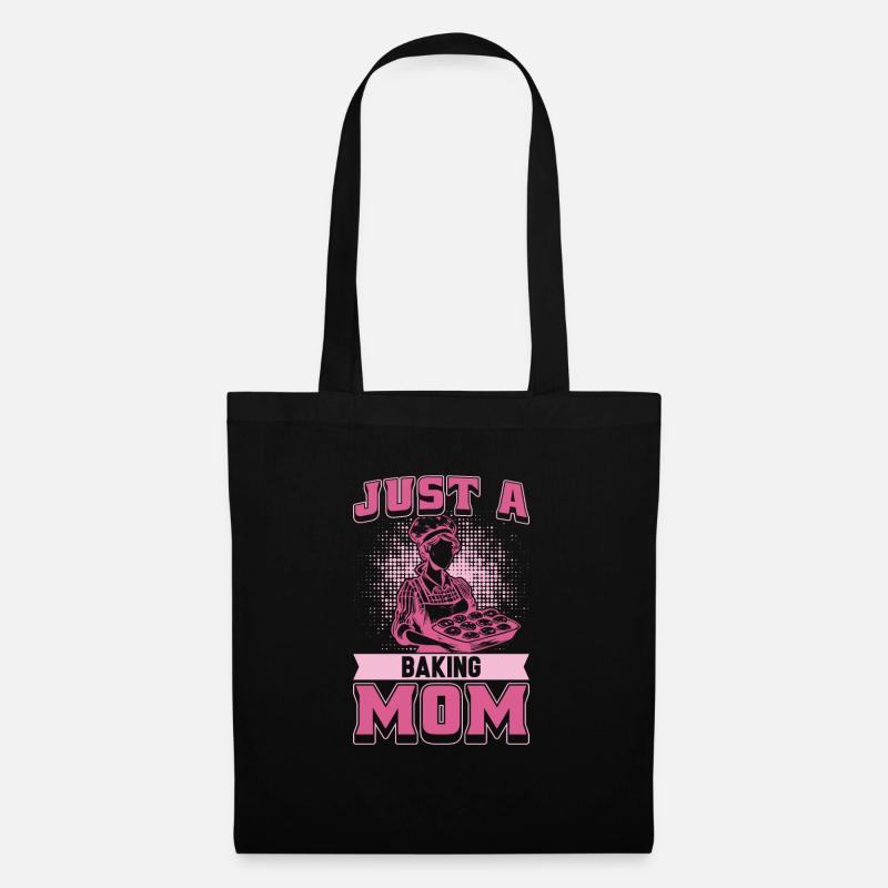 Baking Baker Bakery Mom Just A Baking Mom - Tote Bag - black