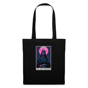 Carte de tarot La Grande Prêtresse La Grande Prêtresse - Sac en tissu - noir - Devant