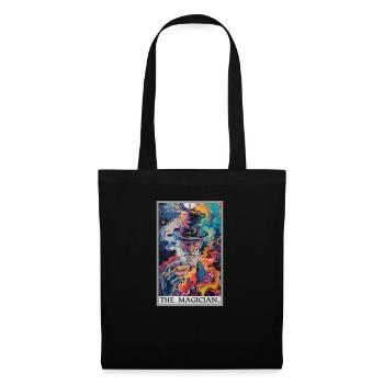 Carte de tarot Le magicien Le magicien - Sac en tissu - noir - Devant