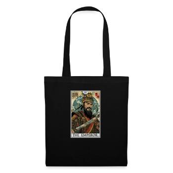 Carte de tarot L’Empereur Le Souverain - Sac en tissu - noir - Devant