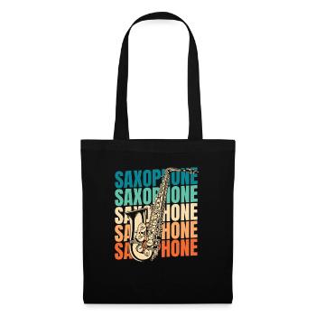 Saxophone Saxophone - Sac en tissu - noir - Devant