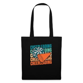 Cheerleader Cheerleading - Tote Bag - black - Front