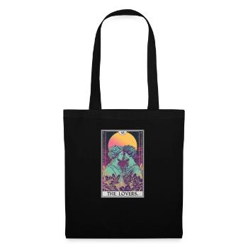 Tarot Cards Tarot Card The Lovers The Lovers - Tote Bag - black - Front