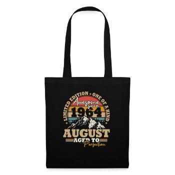 August 1964 Vintage Retro Birthday Gift - Tote Bag - black - Front