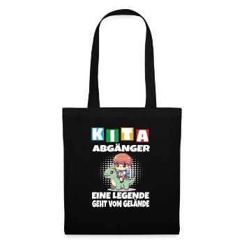KITA Leavers School Child School Enrollment - Tote Bag - black - Front