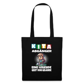 KITA Leavers School Child School Enrollment - Tote Bag - black - Front