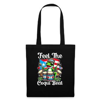 Coqui Frog Puerto Rico Pride Boricua Puerto Rican - Tote Bag - black - Front