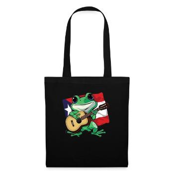 Coqui Frog Symbol Taino Boricua Puerto - Tote Bag - black - Front