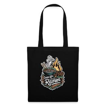 Camping Amateurs de Ramen - Sac en tissu - noir - Devant