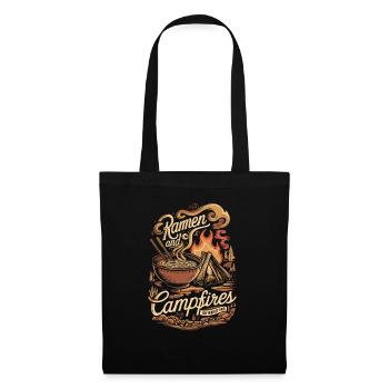Camping Amateurs de Ramen - Sac en tissu - noir - Devant