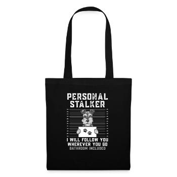 Miniature Schnauzer Dog Schnauzer - Tote Bag - black - Front