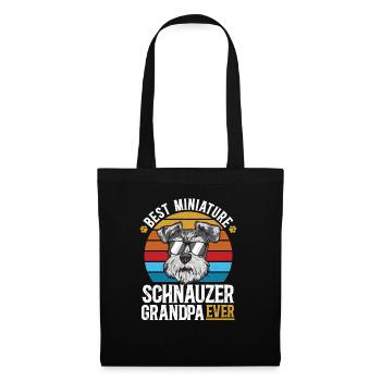 Miniature Schnauzer Dog Schnauzer - Tote Bag - black - Front